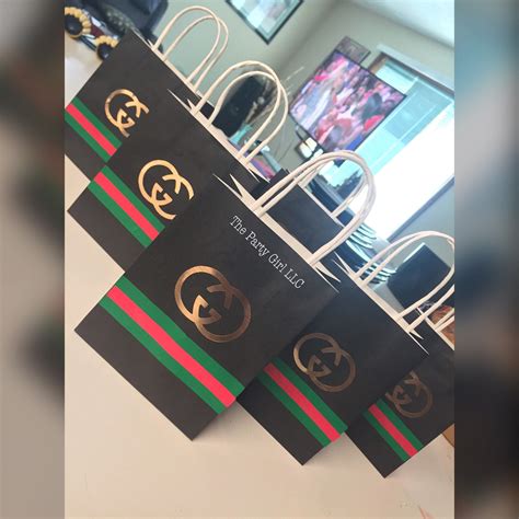 gucci themed party favors